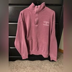 Vintage style quarter zip